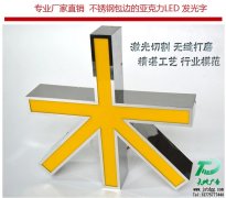 精工鏡面不銹鋼LED發(fā)光字